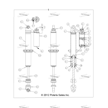 SUSPENSION, FRONT SHOCK R13JT9EAK (49RGRSHOCKFRT)