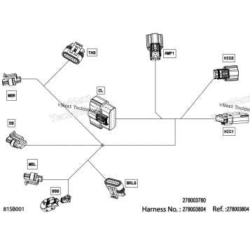 ELECTRIC - STEERING WIRING HARNESS - 278003804