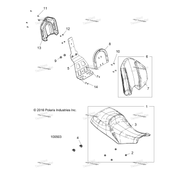 BODY, SEAT A19SDA57R1/SDE57R1