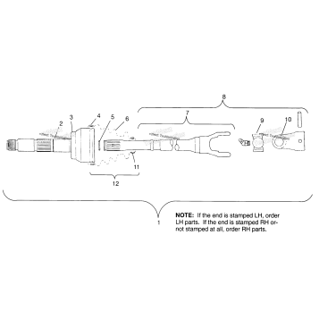CV JOINT BTB PARTS SCRAMBLER