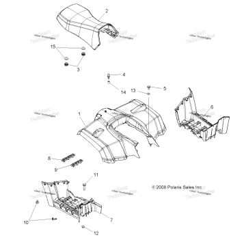 BODY, REAR CAB & SEAT
