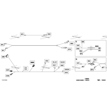 ELECTRIC - WINCH WIRING HARNESS - 710008183