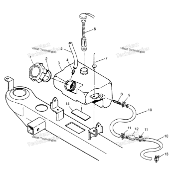 OIL TANK ASSEMBLY SPORT 400L