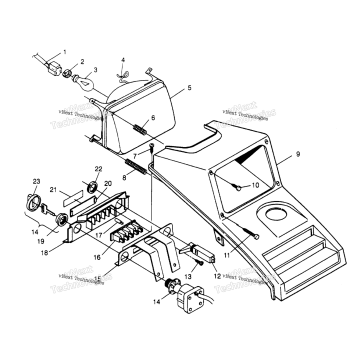 HEADLIGHT ASSEMBLY 2X4 300