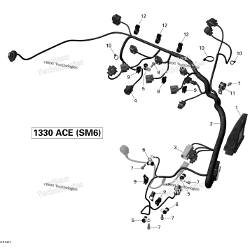 ENGINE HARNESS AND ELECTRONIC MODULE