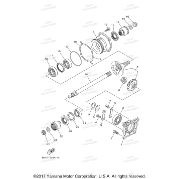 MIDDLE DRIVE GEAR