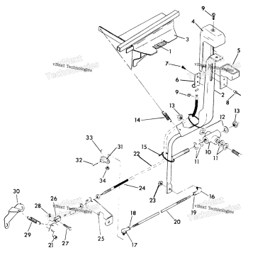 SHIFT LINKAGE ASSEMBLY NORWEGIAN 350 4X4