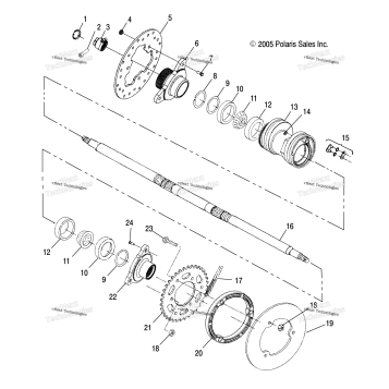 DRIVE TRAIN, REAR AXLE & HOUSING