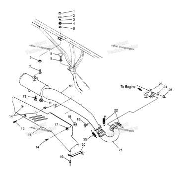 EXHAUST SYSTEM 6X6 300