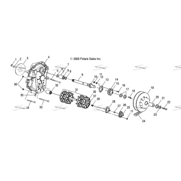 DRIVE TRAIN, DRIVE SHAFT & JACKSHAFT