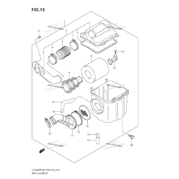 AIR CLEANER (LT-A400FK8/FK9/FUL0)
