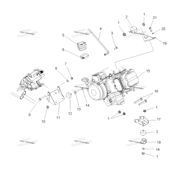 ENGINE MOUNTING /AW