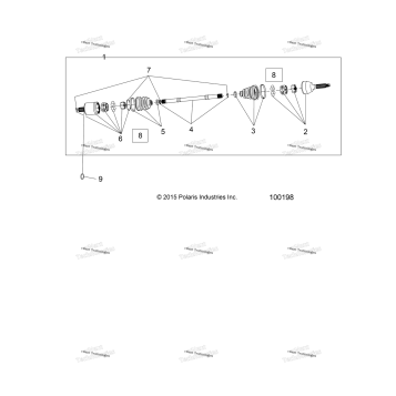 DRIVE TRAIN, FRONT HALF SHAFT