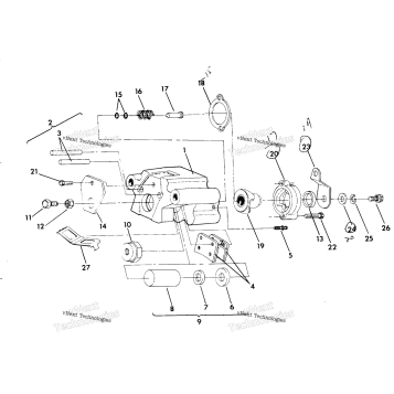 REAR BRAKE ASSEMBLY TRAIL BLAZER
