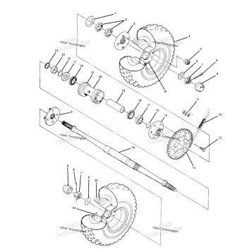REAR WHEEL DRIVE ASSEMBLY