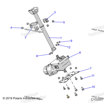 STEERING, STEERING POST ASM