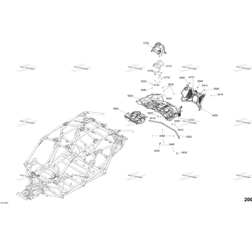BODY PARTS - PLATINUM SILVER - PACKAGE XRS XDS DPS - REAR SECTION