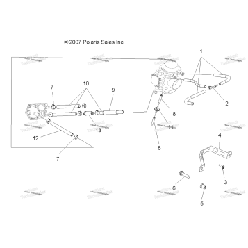 ENGINE, CARBURETOR MOUNTING/VENTING/FUEL LINES