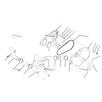 CLUTCH COVER ASSEMBLY 250 4X4