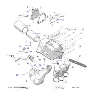ENGINE, AIR INTAKE