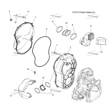 BODY, CLUTCH COVER