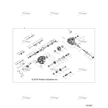 DRIVE TRAIN, MAIN GEARCASE INTERNALS Z18VDE99AK/AW/AJ/BJ/BK/BW/LW/K99AK/BK