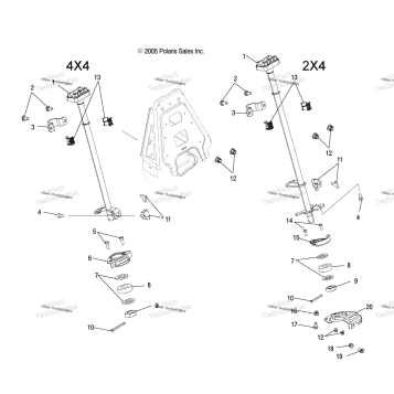 STEERING POST & LOCK /LD27FB