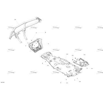 BODY - SKID PLATE AND BUMPER