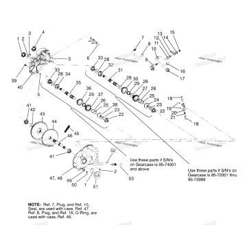 GEARCASE ASSEMBLY TRAIL BOSS