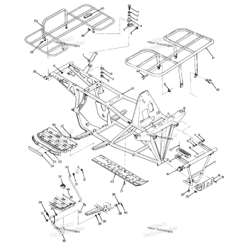 FRAME ASSEMBLY WITH RACKS UPDATED 5/90