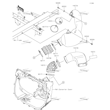 AIR CLEANER-BELT CONVERTER