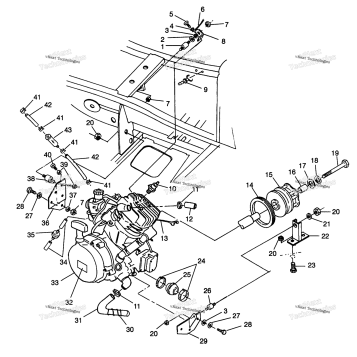 ENGINE MOUNTING SPORT 400L