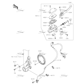 FRONT MASTER CYLINDER