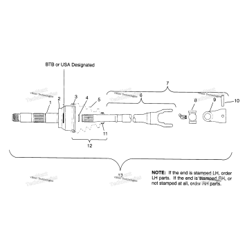 CV JOINT BTB XPLORER 400L