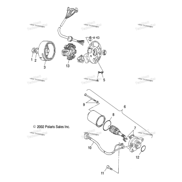 GENERATOR/STARTING MOTOR