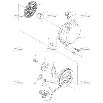 RECOIL STARTER W968540 (4935863586D007)
