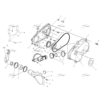 CLUTCH COVER A02BA25CA/CB/CD