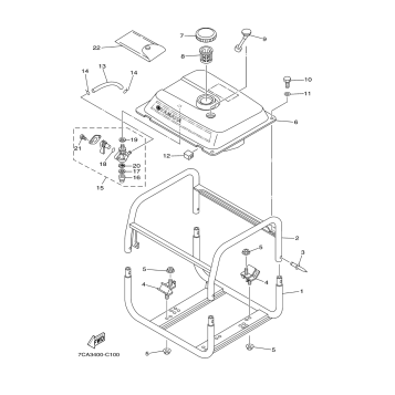 FRAME FUEL TANK