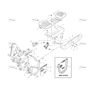FRONT RACK & BUMPER MOUNTING A02CL50AA/DA