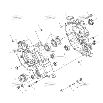 CRANKCASE A99CH50EB