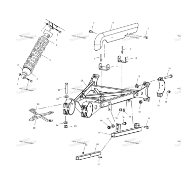 SWING ARM WELDMENT A00CL50AA (4954815481C004)