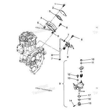 OIL PUMP 4X4 350L