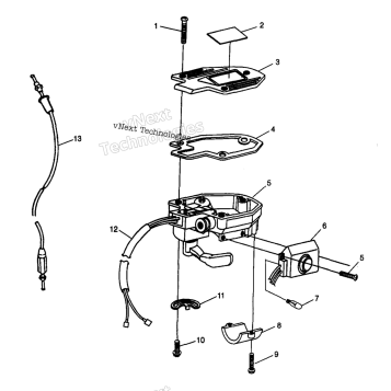 CONTROLS THROTTLE ASM./CABLE