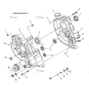 CRANKCASE /AB/AC