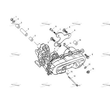 ENGINE BRACKET A02EA09CA/CB/CC