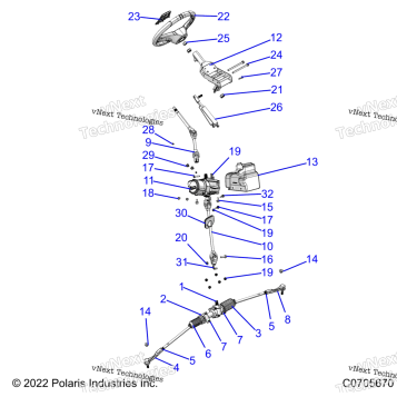 STEERING, STEERING ASM