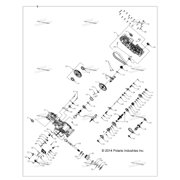 DRIVE TRAIN, MAIN GEARCASE
