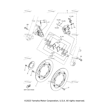 FRONT BRAKE CALIPER