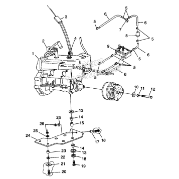 ENGINE MOUNTING 099LD3AS