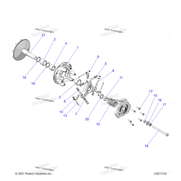DRIVE TRAIN, PRIMARY CLUTCH
